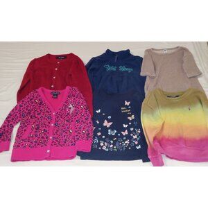 Girl Clothing Lot Size 4-5 Polo Baby Phat Old Navy Bundle Cardigan Sweater